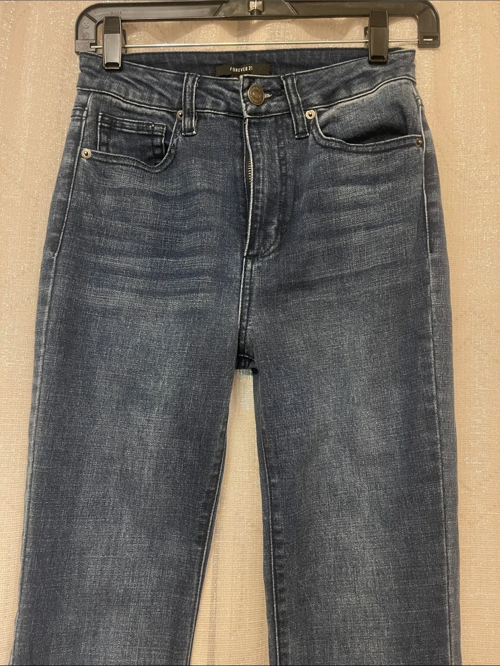 Forever 21 Dark Blue Flared Jeans